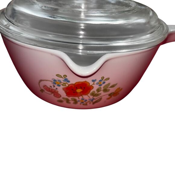 Vintage Corningware Wildflower Pattern Saucepan 2.5 Cup P-89-B with Lid Vintage - Picture 8 of 8